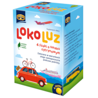 Kruger Lokoluz Lizaki Cytryna do Auta 4szt 40g