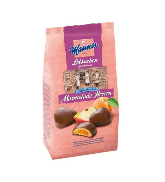 Manner Lebkuchen Marmelade Herzen Pierniki 180g