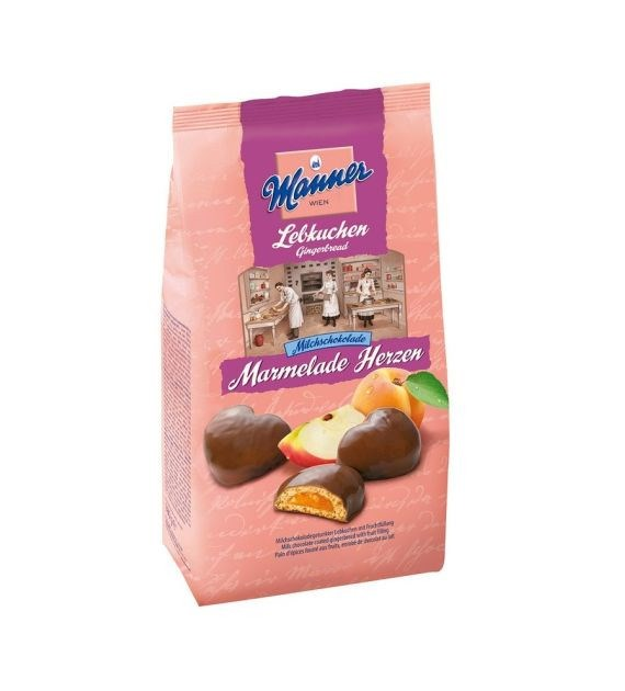 Manner Lebkuchen Marmelade Herzen Pierniki 180g