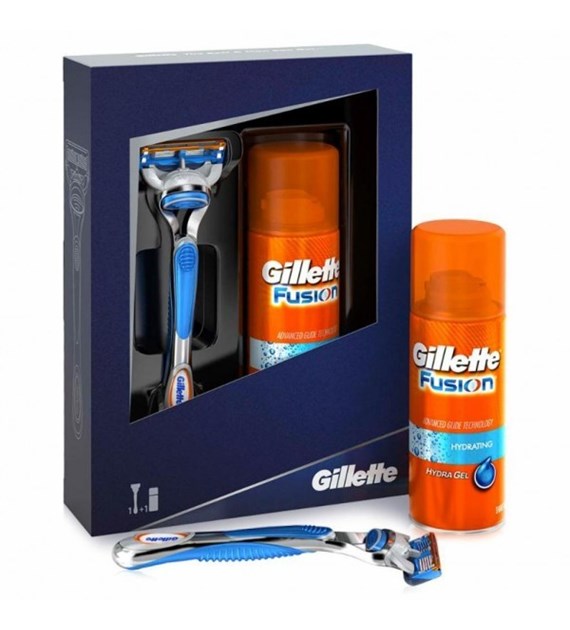 Gillette Fusion Gel 75ml + Maszynka 1szt