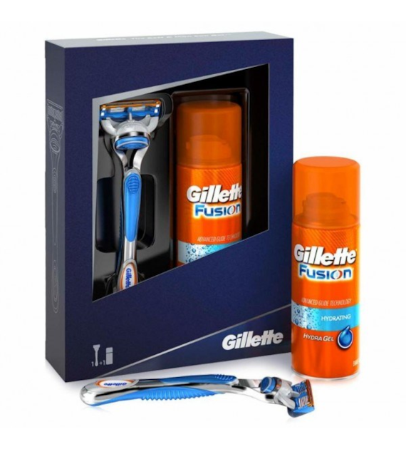 Gillette Fusion Gel 75ml + Maszynka 1szt