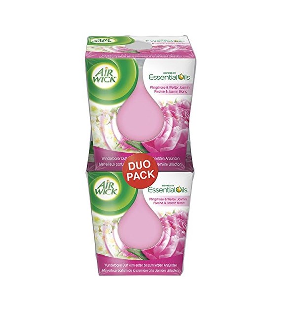 Air Wick Essential Pivone Jasmin Świeczka 2sz 105g