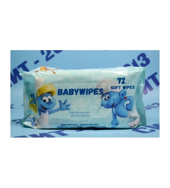 Disney Smurfs Chusteczki Nawilżane 72szt