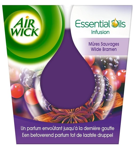 Air Wick Essential Wilde Bramen Świeczka Odś 105g