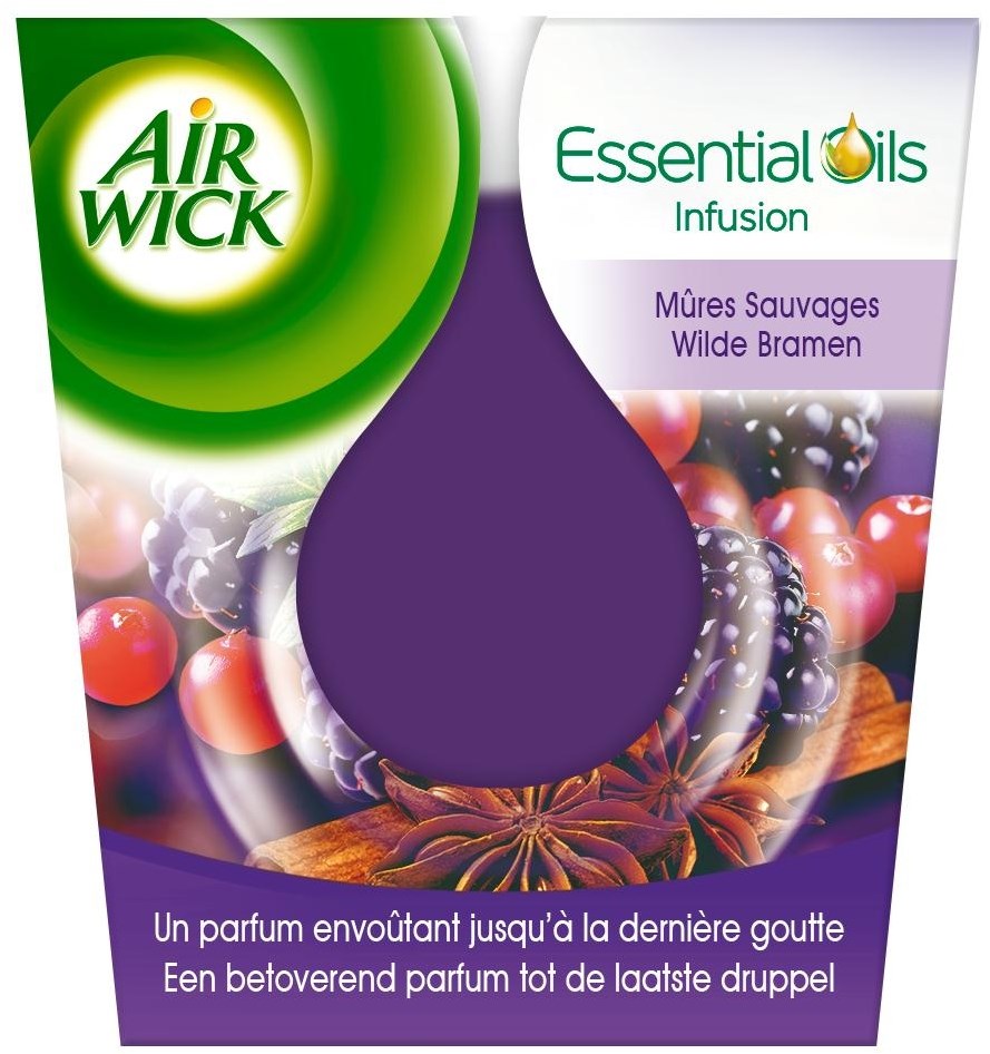 Air Wick Essential Wilde Bramen Świeczka Odś 105g