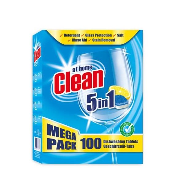 At Home Clean 5in1 Citrone Tabs 100szt 2kg