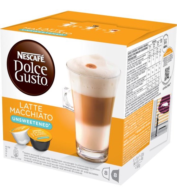 D.Gusto Latte Macchiatto Ungesusst Caps 16szt 168g