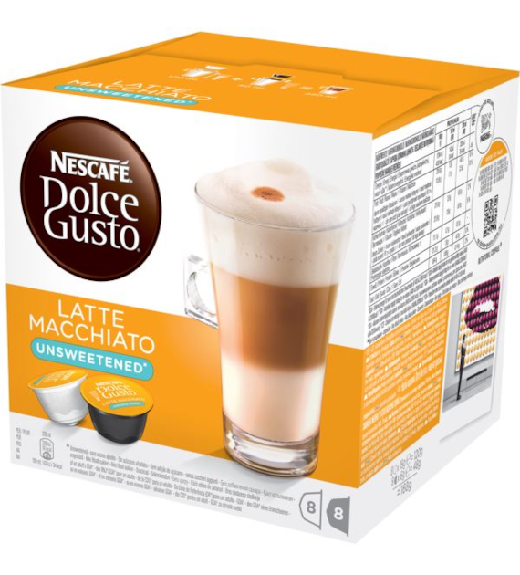 D.Gusto Latte Macchiatto Ungesusst Caps 16szt 168g