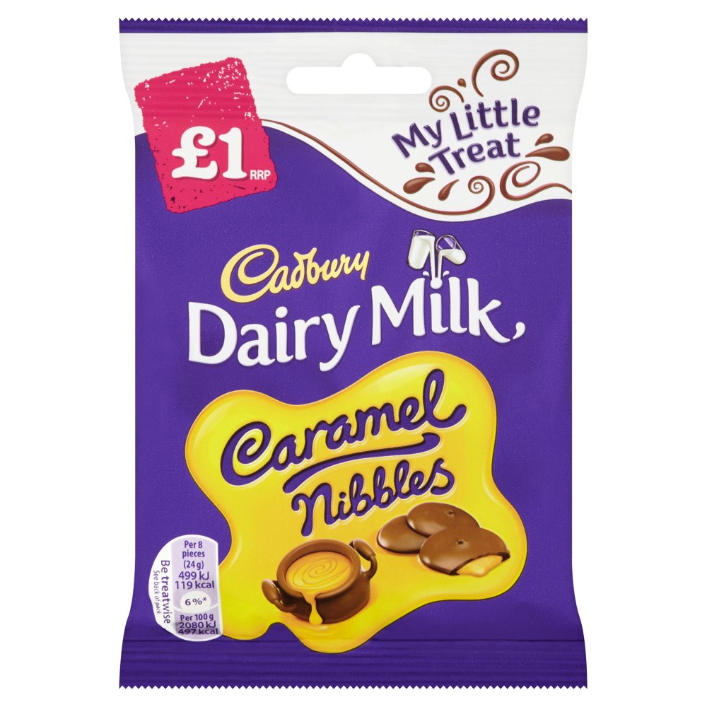 Cadbury Caramel Nibbles 80g