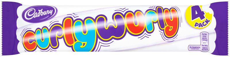 Cadbury Curly Wurly 4pk 104g