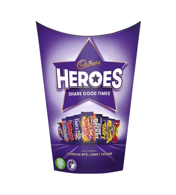 Cadbury Heroes Carton Cukierki 290g