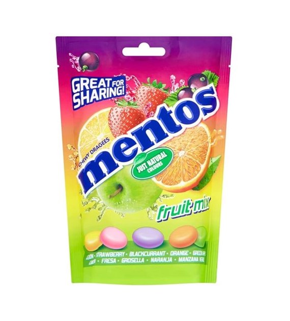 Mentos Fruit Mix Bag 160g