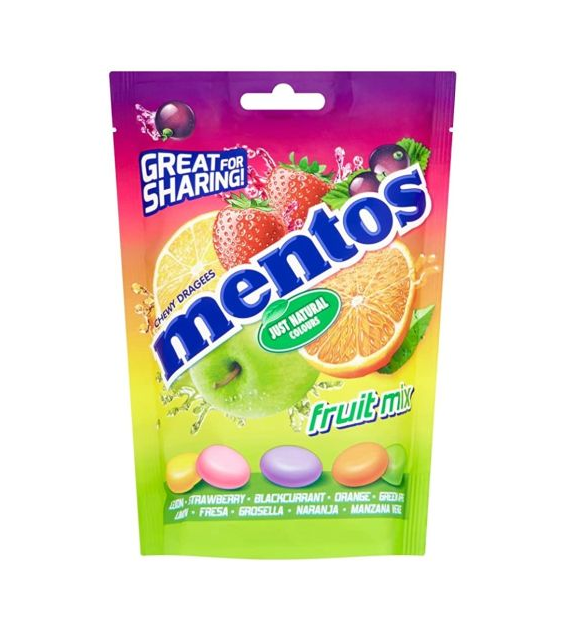 Mentos Fruit Mix Bag 160g