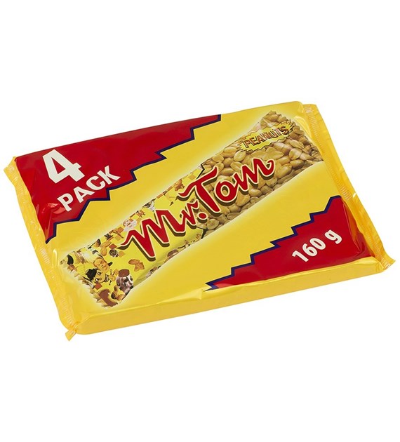 Mr Tom Peanut Bar 4pk