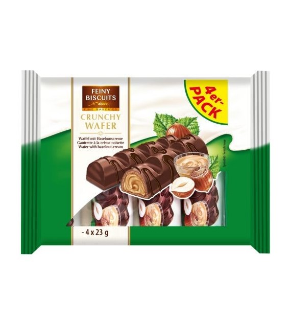 Feiny Biscuits Crunchy Wafer Hazelnut 4x23g