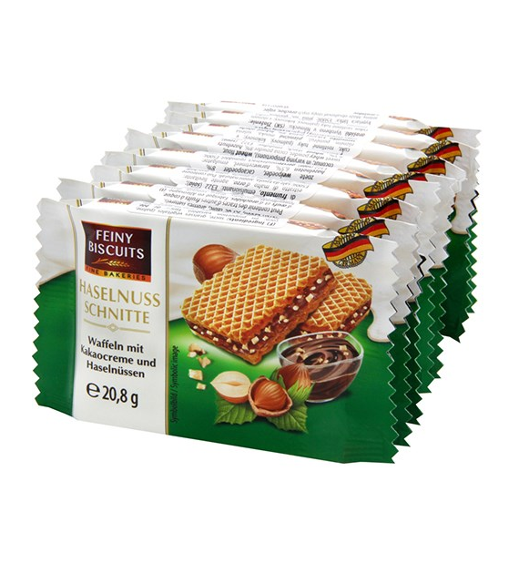 Feiny Biscuits Hasselnuss Schnitte 8x20,8g