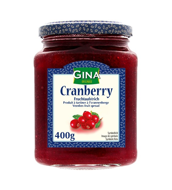 Gina Fruchtaufstrich Cranberry 400g