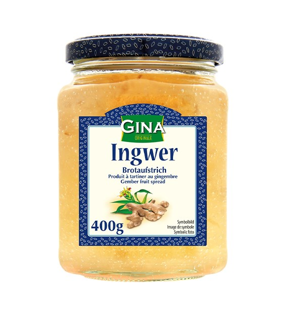 Gina Brotaufstrich Ingwer Konfitura 400g