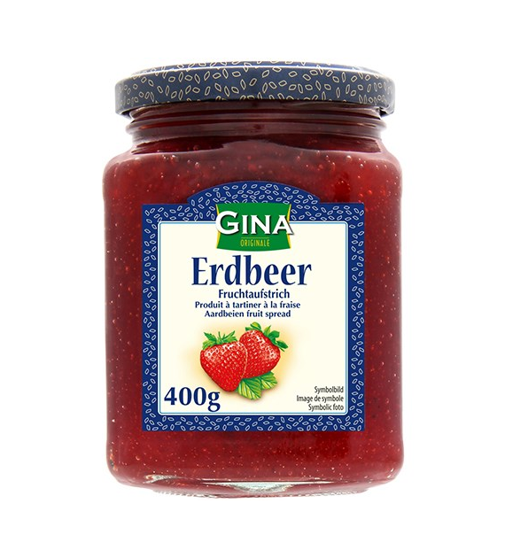 Gina Fruchtaufstrich Erdbeer 400g