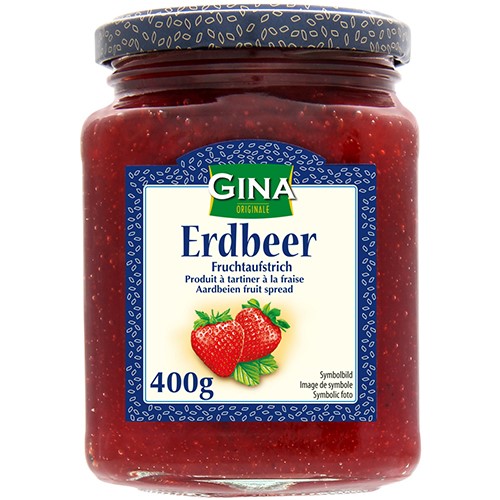 Gina Fruchtaufstrich Erdbeer 400g