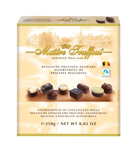 Maitre Assorted Belgian Pralines White 250g