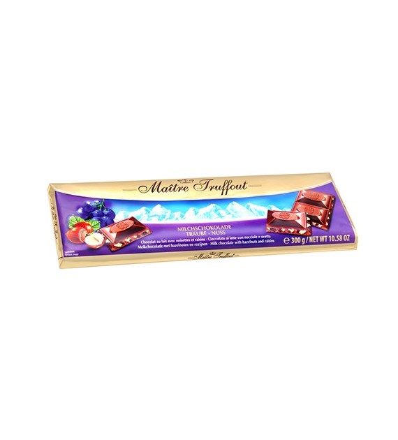 Maitre Chocolate Raisin Hazelnut 300g