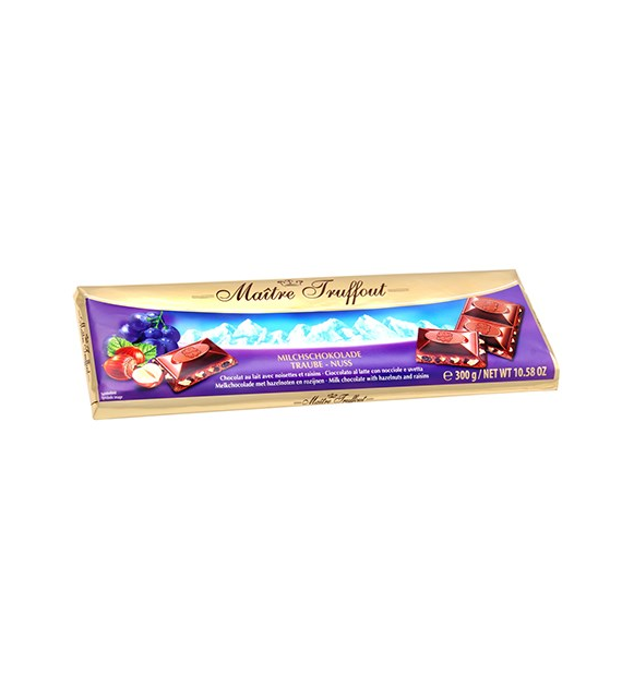 Maitre Chocolate Raisin Hazelnut 300g
