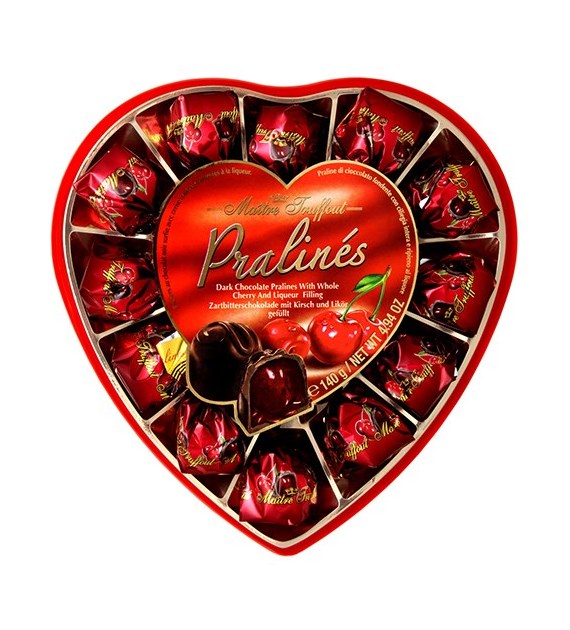 Maitre Pralines Choco Dark Liqueur 4% 140g