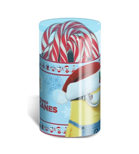 Minions Candy Cane Red-White 72g