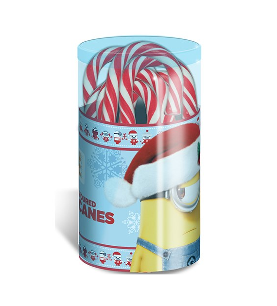 Minions Candy Cane Red-White 72g