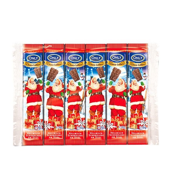 Only Christmas Choco Lollies 6x15g
