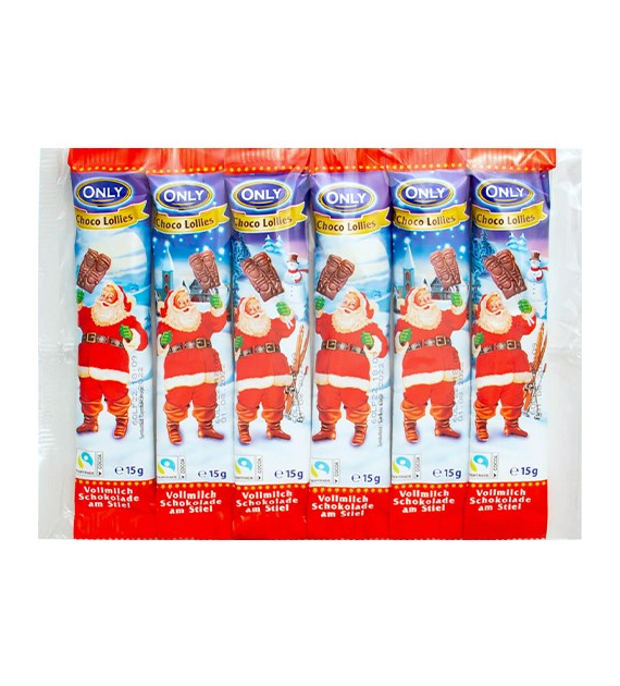 Only Christmas Choco Lollies 6x13g