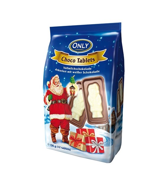 Only Christmas Thins White and Milk Chocolate 150g
