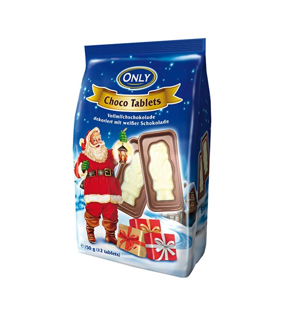 Only Christmas Thins White and Milk Chocolate 150g