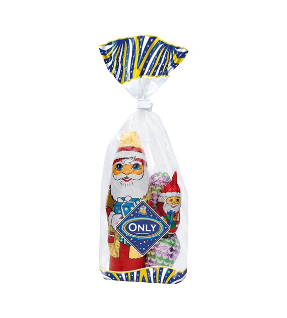 Only Milk Chocolate Santa Clauses Mix 100g