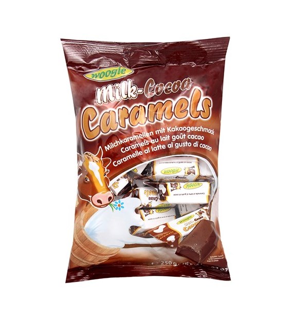 Woogie Caramels Milk Cocoa 250g