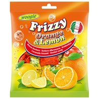 Woogie Frizzy Orange Lemon Cukierki 250g