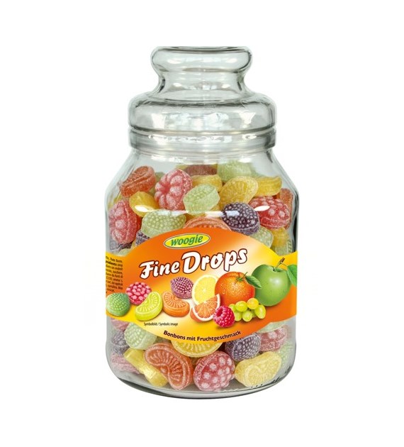 Woogie Fruit Drops Mix 966g