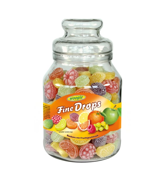 Woogie Fruit Drops Mix 966g