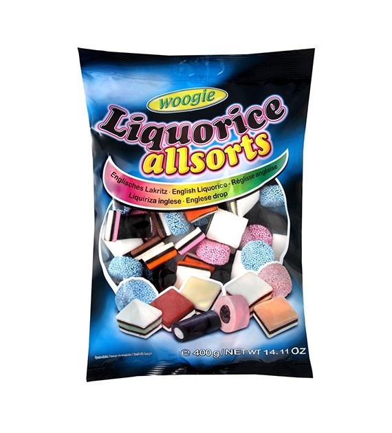 Woogie Liquorice Allsorts 400g