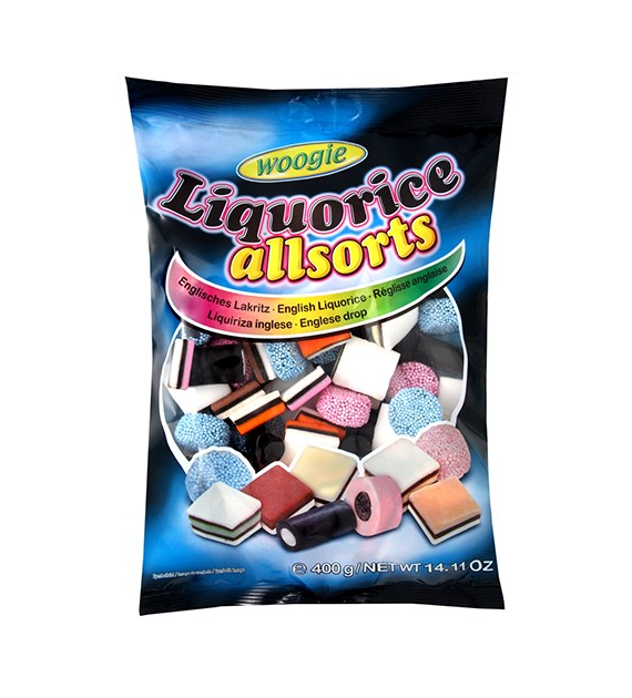 Woogie Liquorice Allsorts 400g