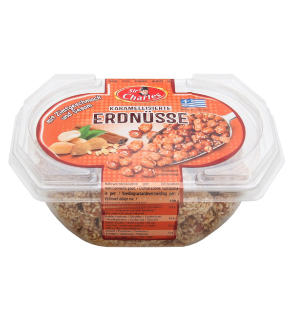 Sir Charles Karamellisierte Erdnus Zimt Sesam 180g