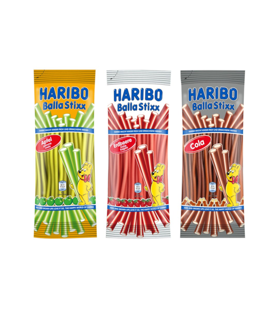 Haribo Balla Stixx Cola Apfel Erdbere 80g