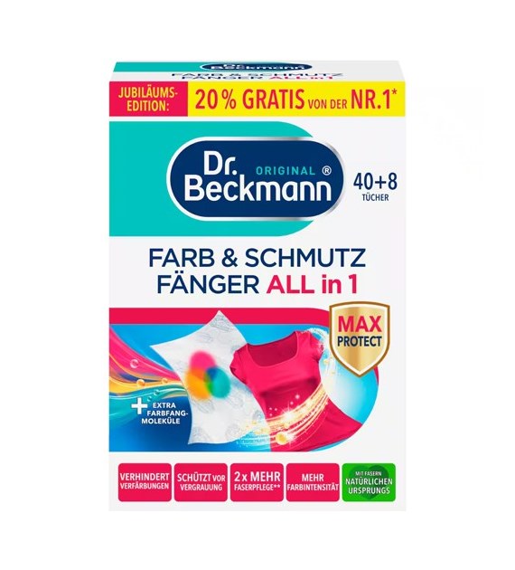 Dr.Beckmann Farb & Schmutz Fanger Chust 40+8szt