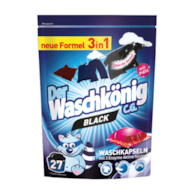 Waschkonig 3in1 Black Kapsułki 27p 648g