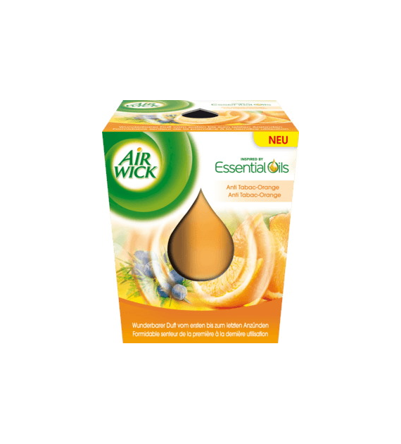 Air Wick Anti Tabac-Orange Świeczka 105g