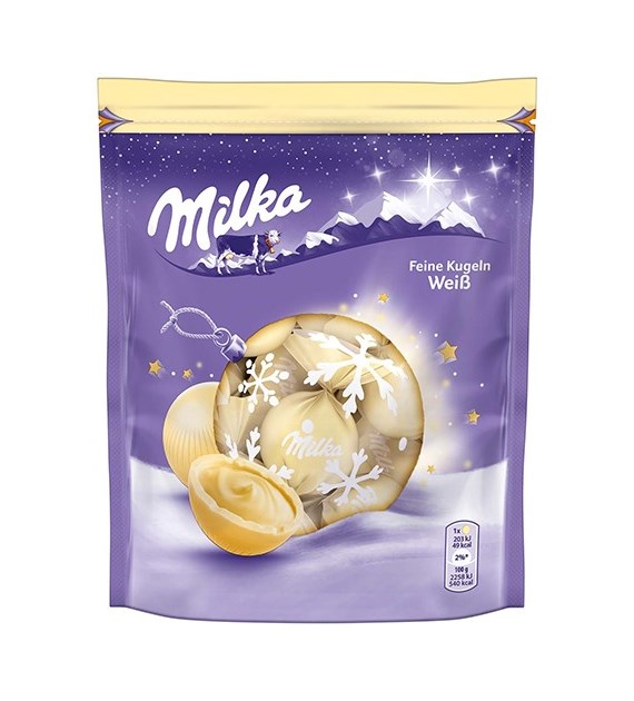 Milka Feine Kugeln Weiss Cukierki 90g