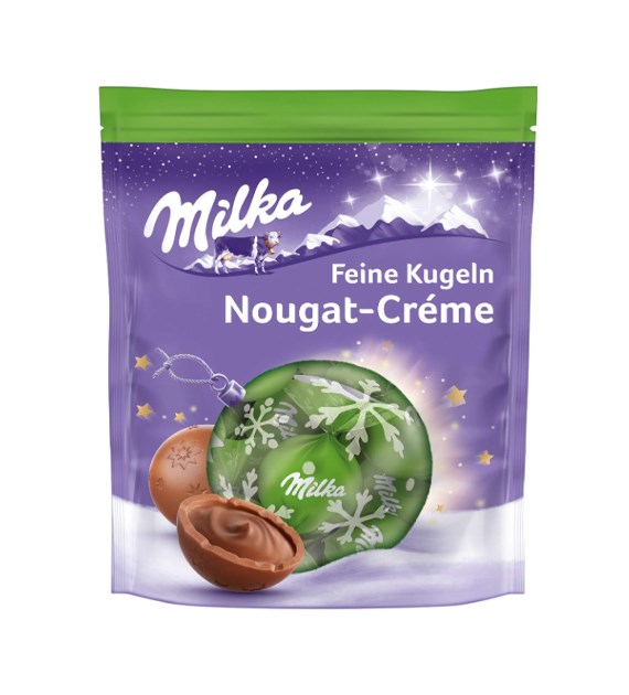 Milka Feine Kugeln Nougat Creme Cukierki 90g