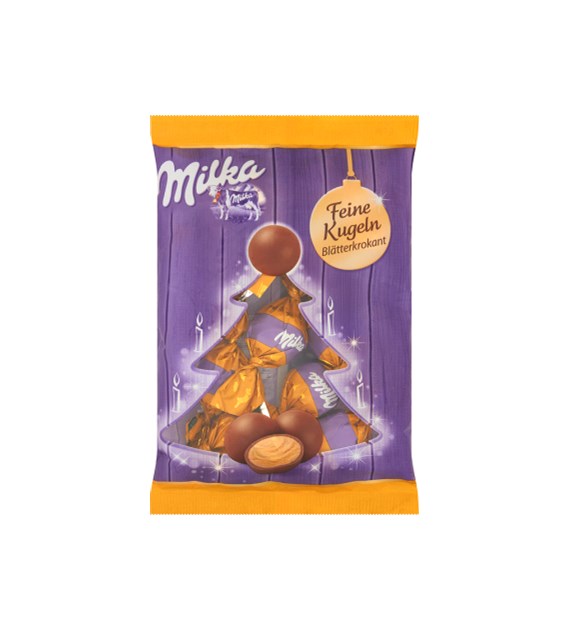 Milka Feine Kugeln Blatterkrokant Cukierki 90g