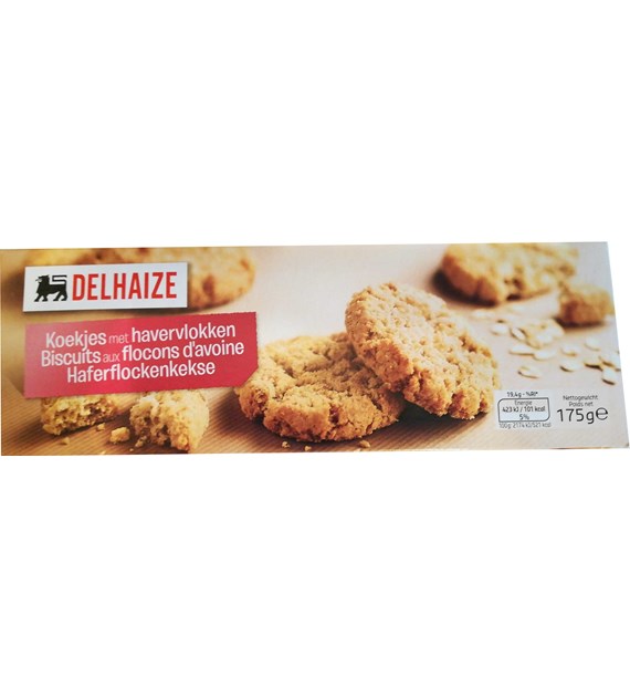 Delhaize Koekjes met Hevervlokken Ciastka 100g